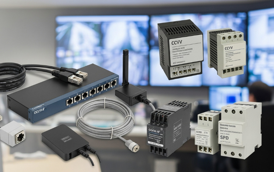 Data transmission and surge protection products for security and surveillance system applications.